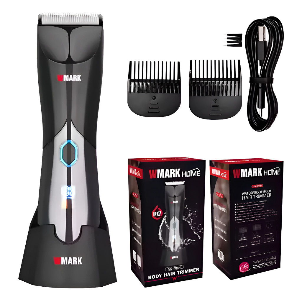 Aparador Barbeador Sem Fio Não Belisca O Saco E Axila Wmark | Shopee Brasil
