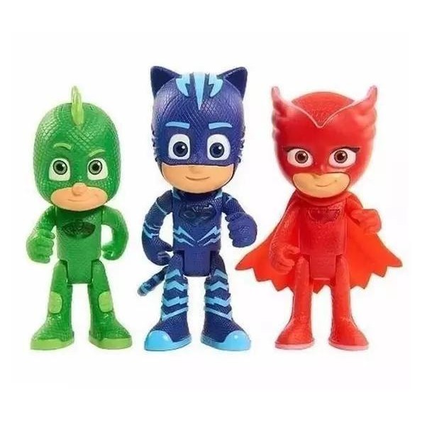 Brinquedo do PJ Masks: Bonecos Trio de Heróis | Shopee Brasil