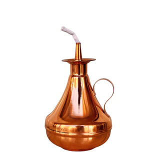 Lamparina de cobre Rústica -Querosene Grande em Oferta na Shopee
