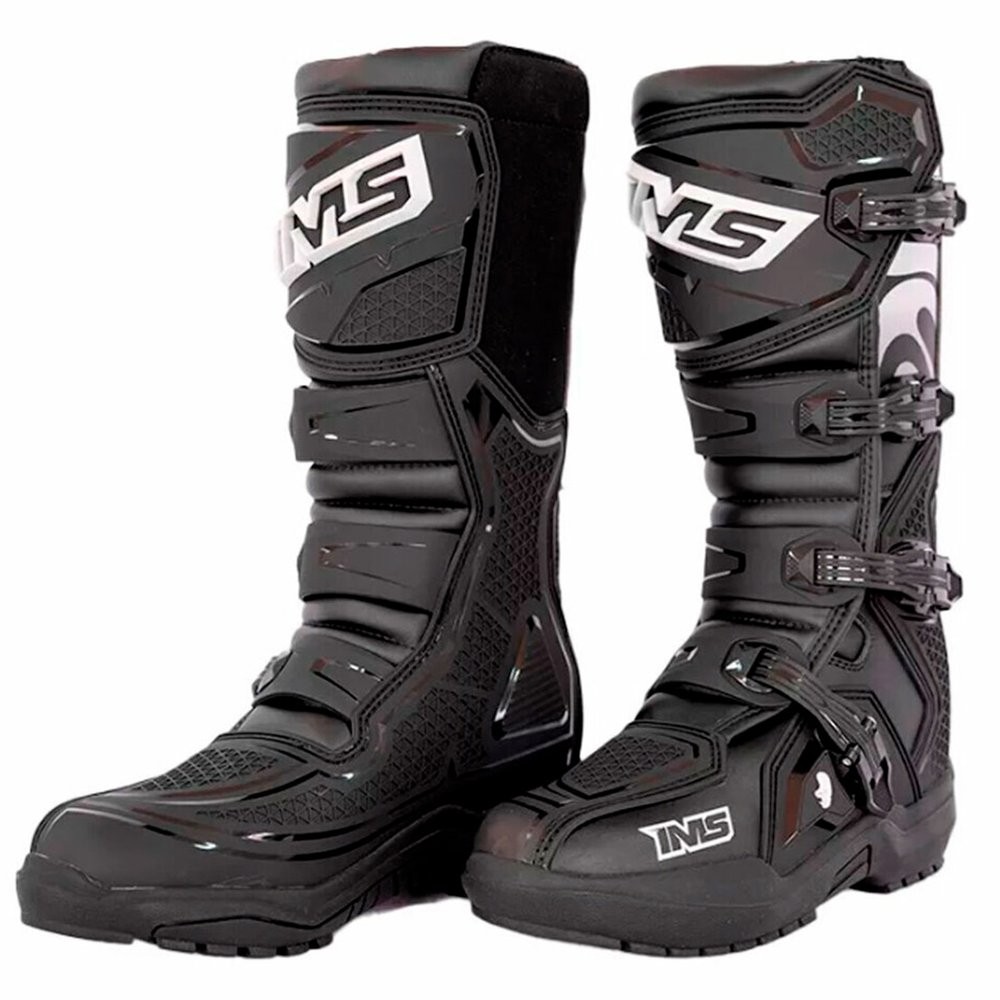 Bota Cross Ims Robust Injetada Preta Moto Trilha Enduro | Shopee Brasil