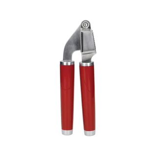 Espremedor Amassador Alho Inox Cozinha Vermelho Kitchenaid em Oferta na Shopee
