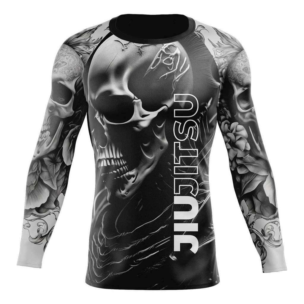 Camisa Segunda Pele Rash Guard Jiu-jitsu Proteção | Shopee Brasil