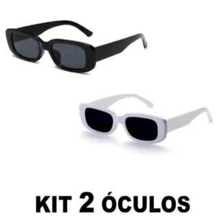Kit com 2 Óculos de Sol Unissex com Proteção Solar Eficaz