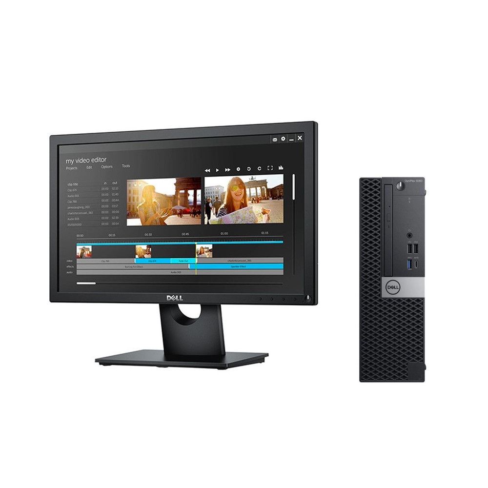 CPU Desktop Dell Optiplex 5060 Intel Core i7 8a Memória Ram 16 GB