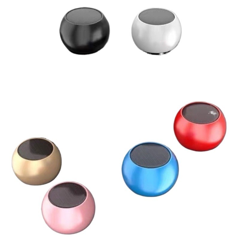 Mini Caixinha De Som De Metal Bluetooth Amplificada de 3W Potenteee