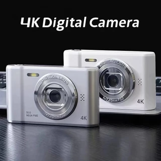 4K CCD Câmera Digital Mini Retro Viagem Selfie De 50MP HD De 2,4 Polegadas Tela De Campus Cam