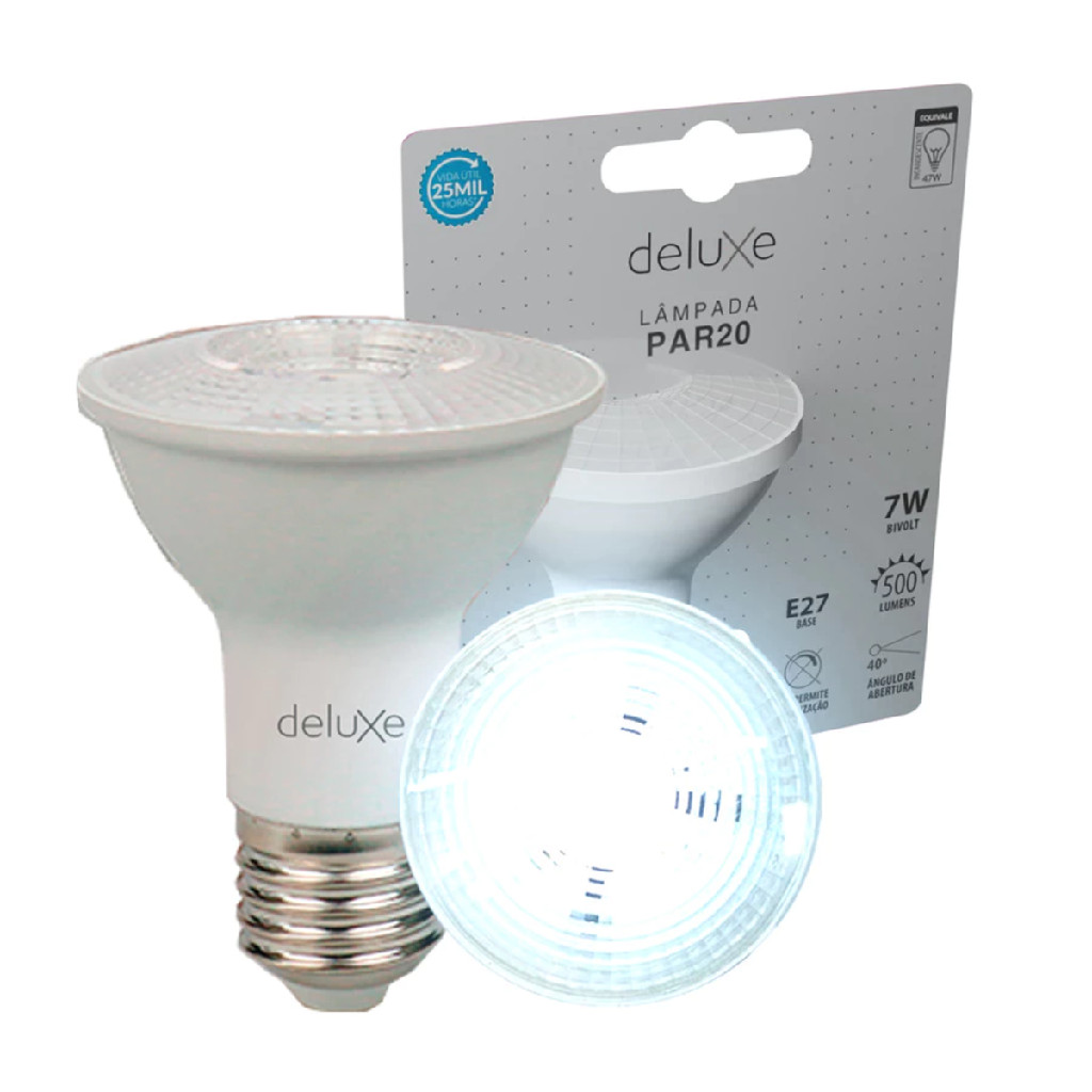 Lampada Led Par20 7w 6500k Branco Frio E27 110v/220v Ip20 Branco Cod ...