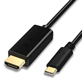 Cabo USB-C 3.1 Macho Para HDMI Alta Definição TV Monitor Projetor Notebook Celular Tablet Áudio Vídeo