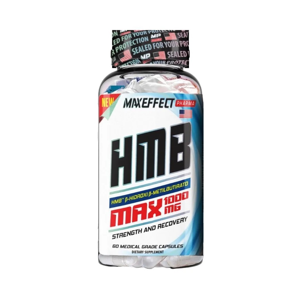 HMB Max 1000mg 60 Cápsulas - MaxEffect Pharma | Shopee Brasil