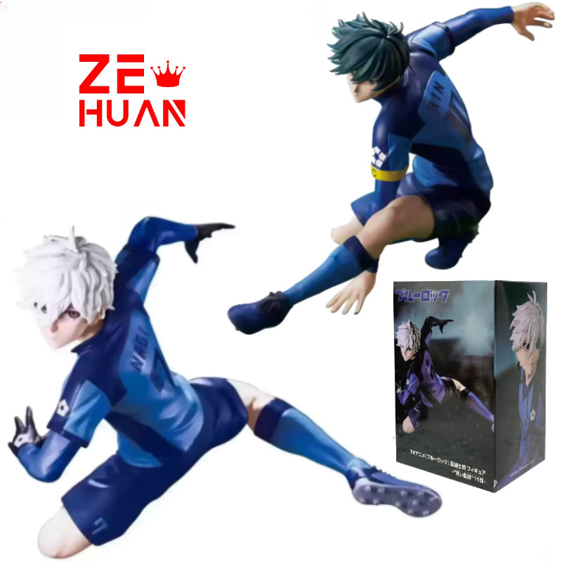13cm Blue Lock Nagi Seishirō Itoshi Rin Modelo action figure boneco ...
