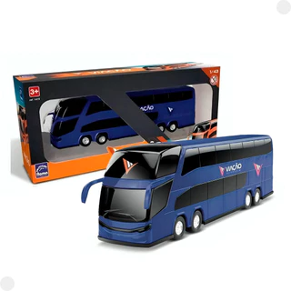 Ônibus de 2 Andares Viação Petroleum Azul Escuro 1475 - Roma