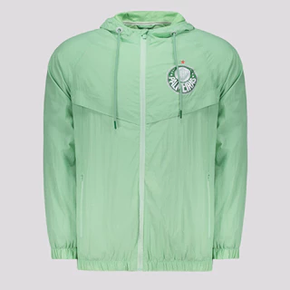 Jaqueta Palmeiras Corta Vento Fit Verde Claro
