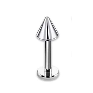 Piercing Labret Spike Titânio F136 Labio Hélix Tragus