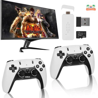 Dois Consoles: controle retrô sem fio, portátil (jogo 10k, 4K).Gamestick M15 PRO4K (jogo de 20k, 2 unidades de controle)