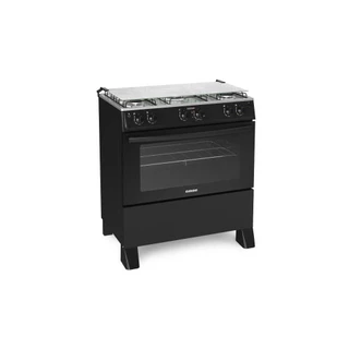 Fogão Itatiaia Star New Piso 5 Bocas Preto Bivolt 3700000361 em Oferta na Shopee