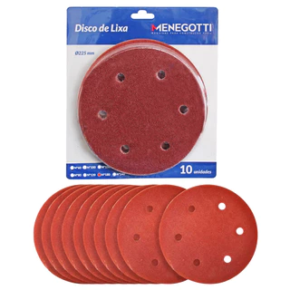 Kit com 10 Lixas Gramatura 180 MLP710H / MLP750 Led DN 225mm C/Embalagem em Oferta na Shopee