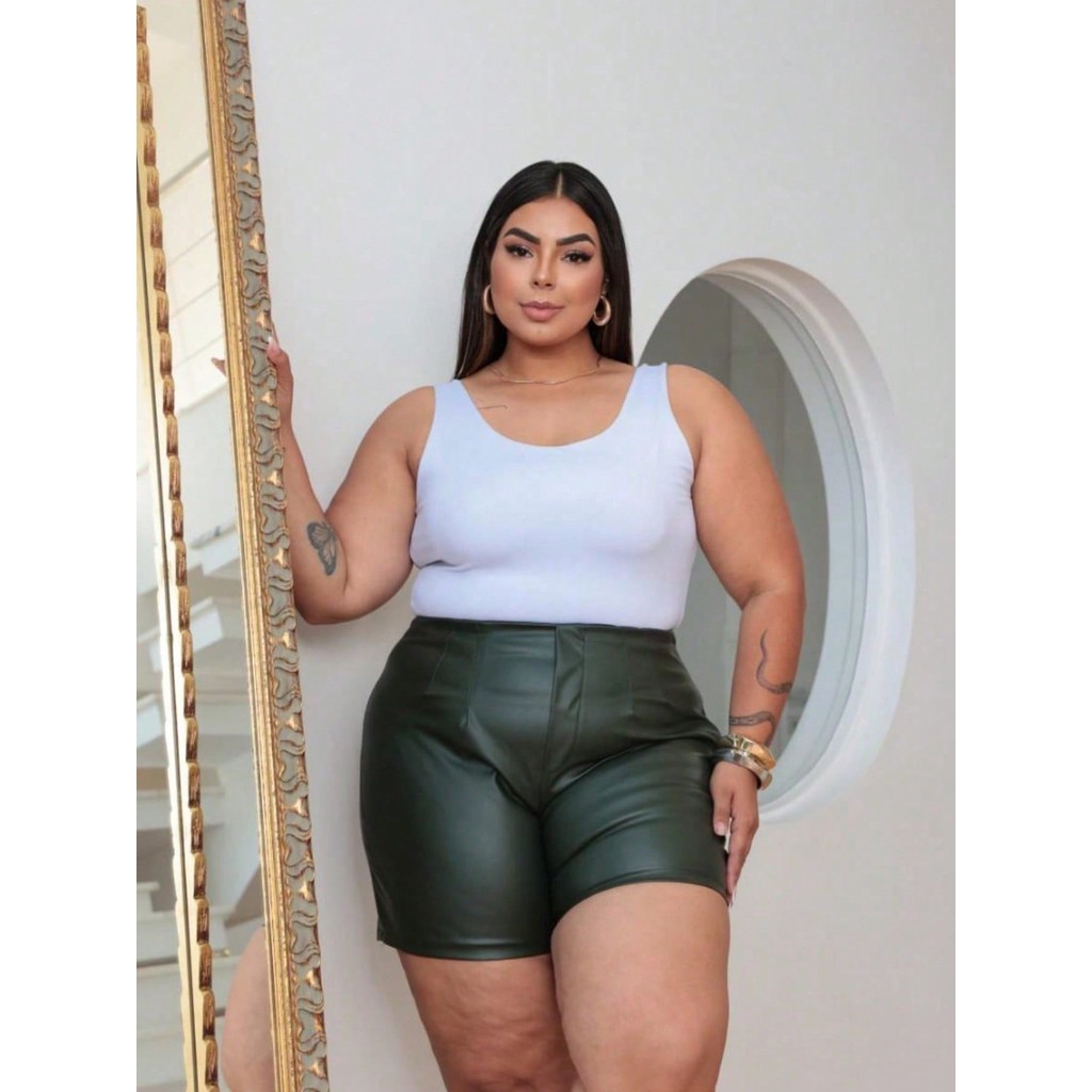 A-Lows A&L Short Za Couro Cores 4 X | Shopee Brasil