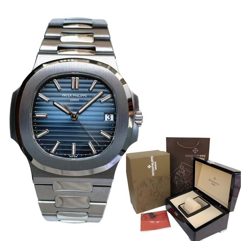 Relógio Patek Philippe nautilus automático + Caixa completa, Luxo ...
