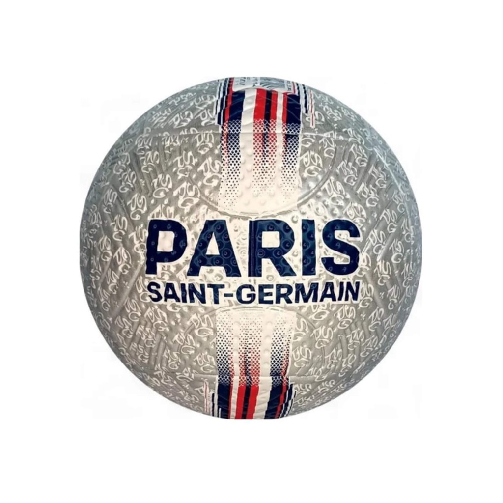 Bola Futebol PSG Nº5 Campo Society PVC/PU 68cm Silver - Futebol e Magia ...