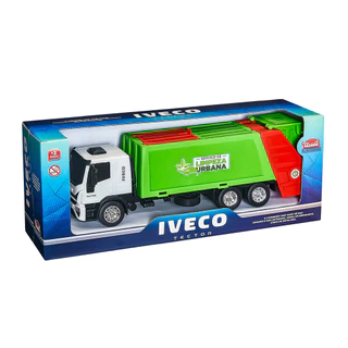 Caminhão Miniatura Iveco Tector Coletor De Lixo em Oferta na Shopee