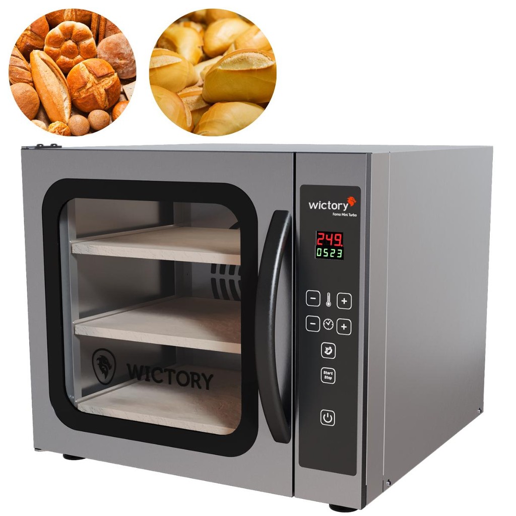 Forno Convector Para Pão 60 Litros 3 Pedras Inox WCVP-335 Wi