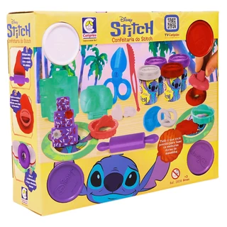 Brinquedo Massinha Disney Stitch Confeitaria 2838 - Cotiplás