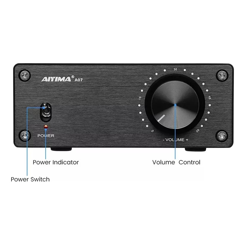 Amplificador De Potência Aiyima A07 Tpa3255 300wx2 300w | Shopee