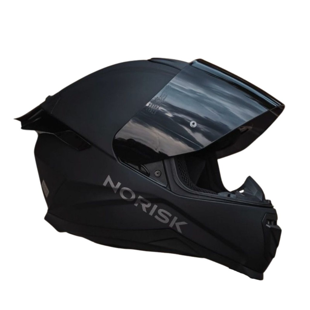 CAPACETE NORISK RAZOR MONOCOLOR PRETO FOSCO