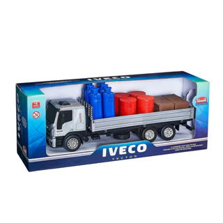 Caminhão Brinquedo Miniatura Tector Expresso Com Carga Iveco em Oferta na Shopee