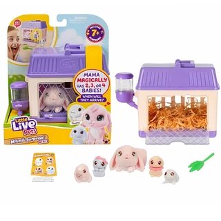 Playset Little Live Pets Mama Surprise Lil Mouse Roxo - Fun