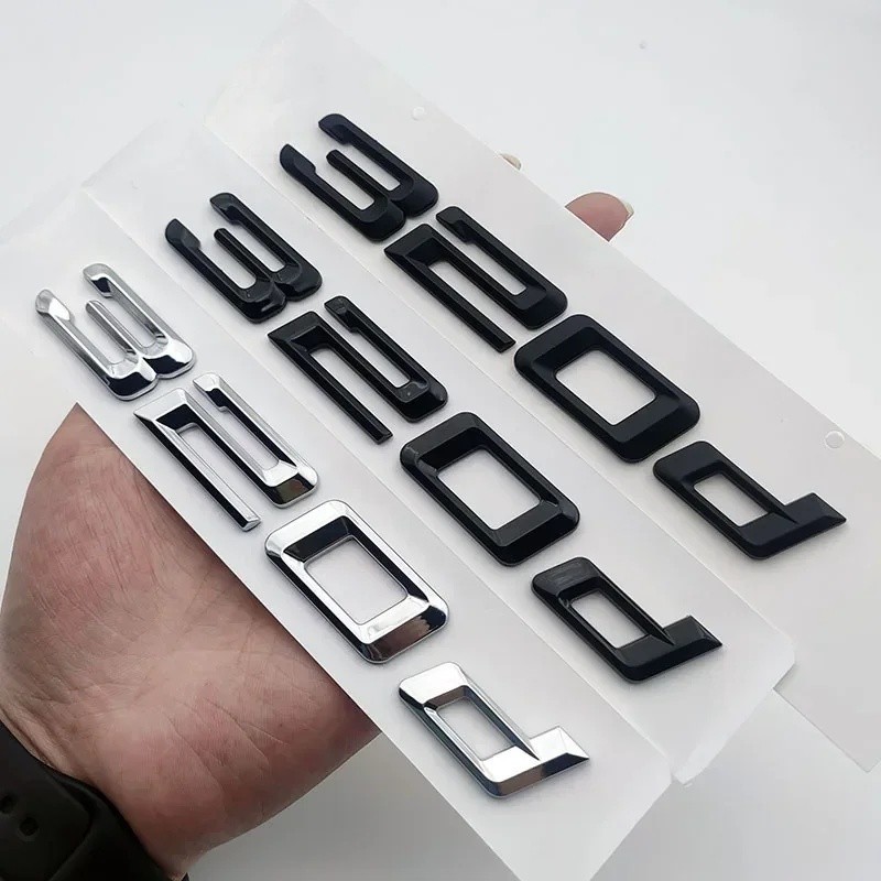 Adesivo Emblema Auto 3D In Metallo - Logo Per Cofano O Portabagagli, Design Tridimensionale, Adesivo Forte