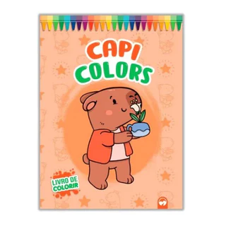 Livro de Colorir Livrao Capi Colors Capybara