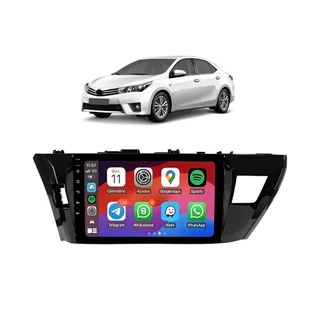 Kit Multimídia Corolla Xei Altis 2015 / 2017 10 Pol Android 2/32Gb Gps USB WiFi Rádio Bt - Vision 89101