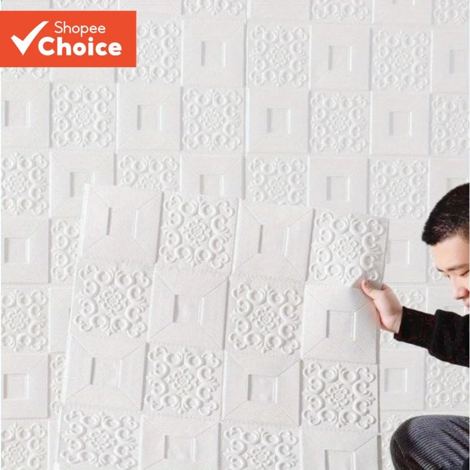 Papel de Parede Auto-Adesivo PVC 3D