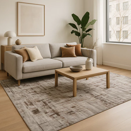 Tapete geométrico antiderrapante sala - 2,00x1,35 metros