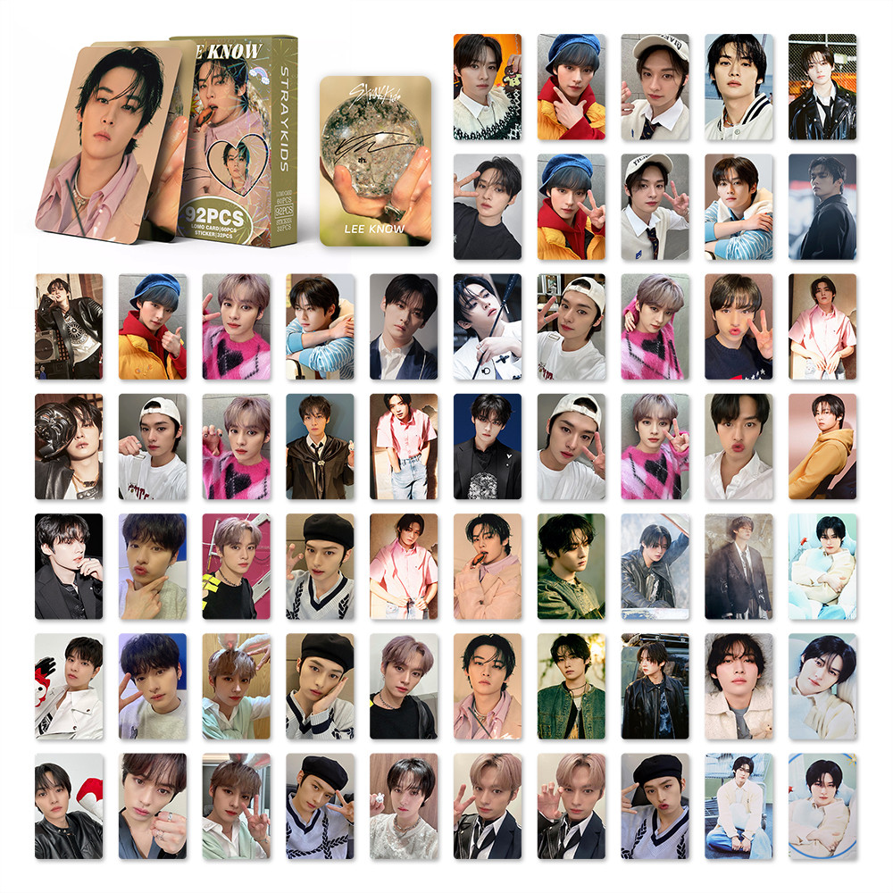 30-96pcs STRAY KIDS Lee Know Lomo Cards Mixtape Dominado Oco 5