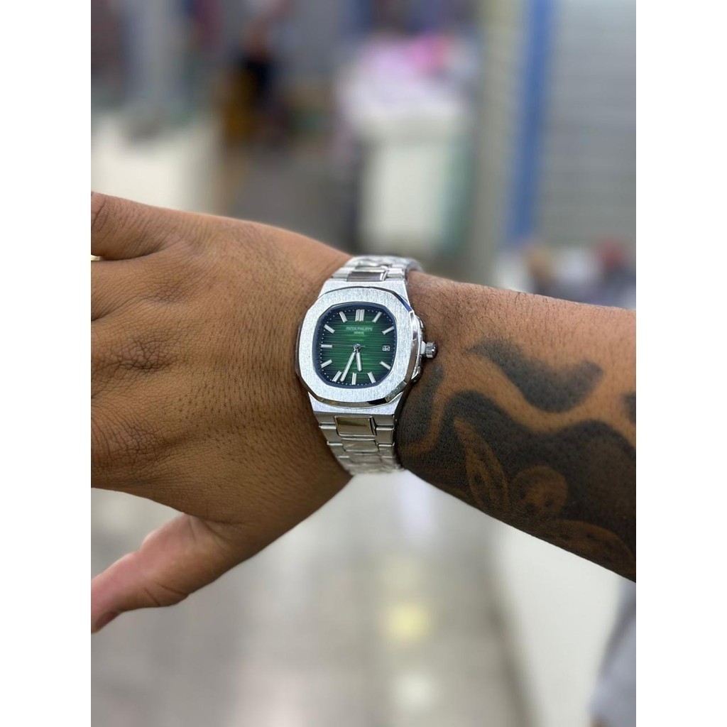 Relógio Patek Philippe Nautilus - Lindo Modelo Discreto - com caixa