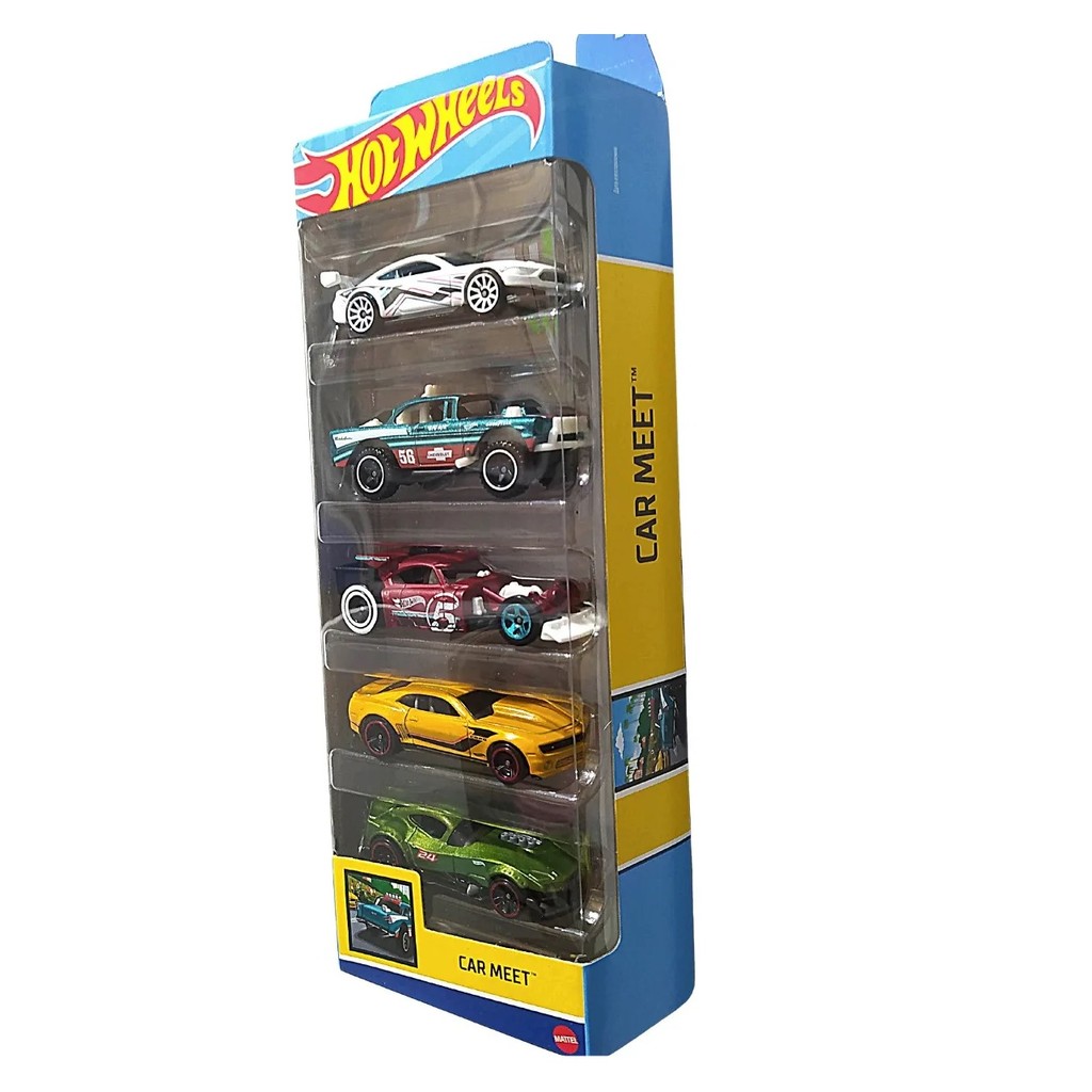 Carrinho Hot Wheels Básico Modelos Sortidos Embalagem Cartela 5