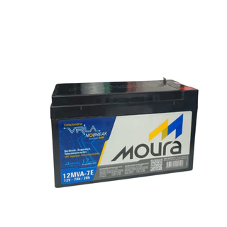 BATERIA MOURA ESTACIONARIA 12MVA-7E em Oferta na Shopee