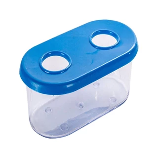 Comedouro Médio Jel Plast 2 Furos sem Gancho Pequeno 150ml - 12 Unidades (Cores Sortidas) em Oferta na Shopee