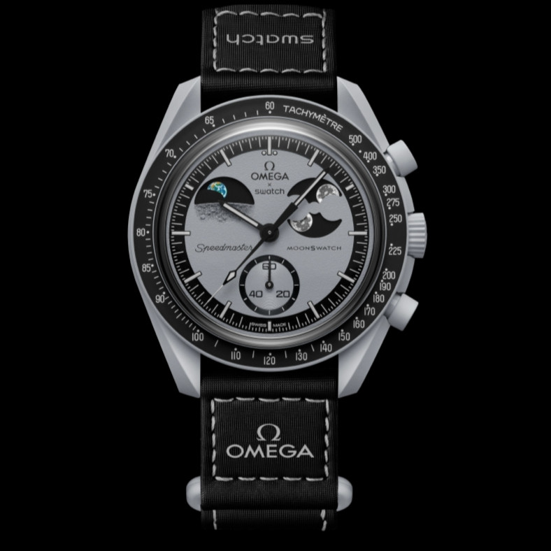 Relógio Masculino Quartzo Lua 42mm Esportes Moda Exploração Planeta Série Terraphase [Sem Caixa]