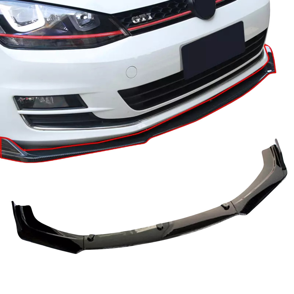 Spoiler Dianteiro Universal Ajustável Front Lip Saia Splitte