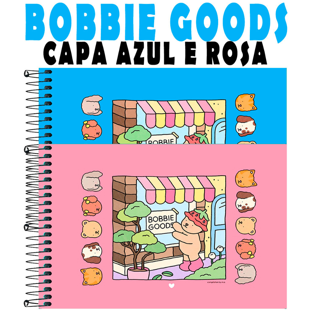 Livro de Colorir Bob Good 50 Folha Capa Rosa Azul, Rosa Coloring Book ...