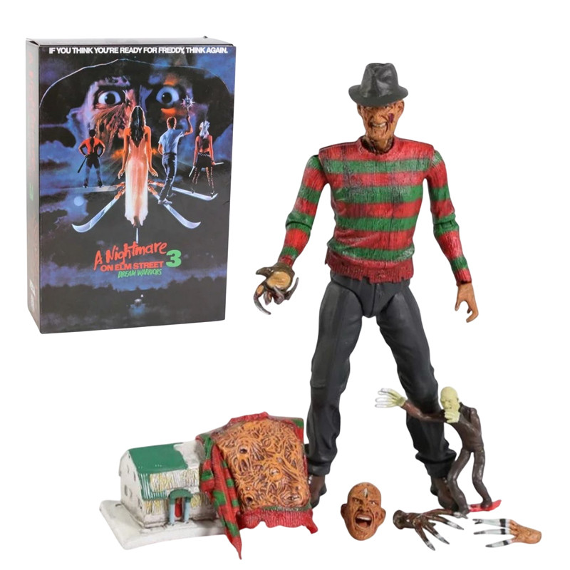 ACTION FIGURE FREDDY KRUEGER NIGHTMARE 3 ON ELM STREET ARTICULADO
