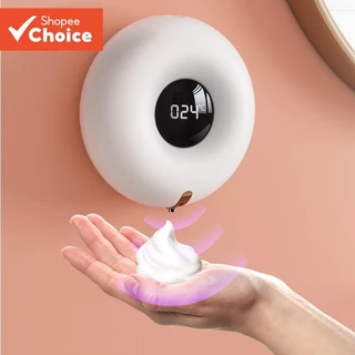 Distribuidor Automático Inteligente de Sabão 300ML USB Carregável com Sensor LED e Sanitizante de Mãos