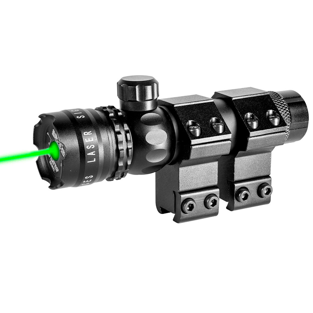 Mira Laser Carabina Espingarda Rifle Airsoft Airgun Emissor Luz Verde ...