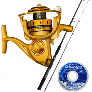Molinete Cmik Mr 6000 Pesca 6 Rolamentos Vara Linha