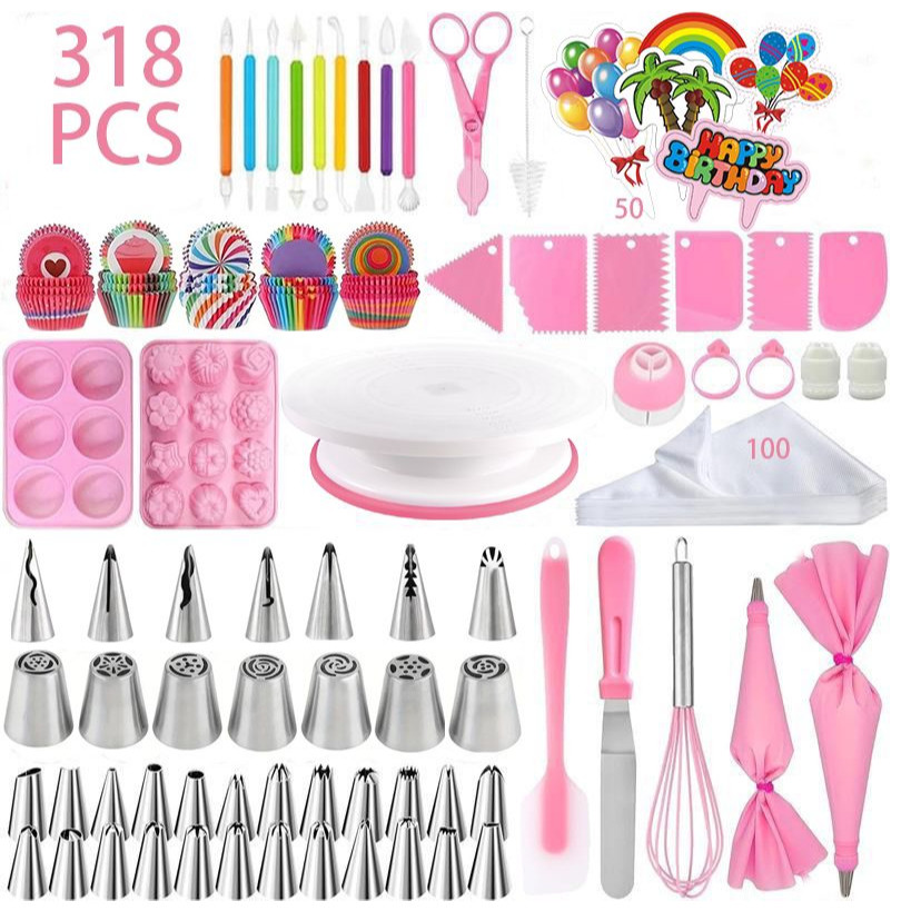 Kit Confeiteiro Completo 318 ou 327 Peças – Decoração Profis