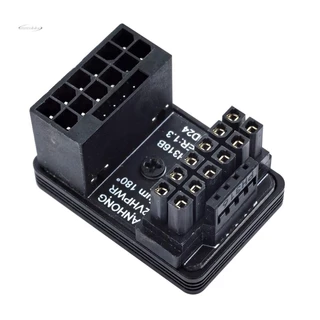 Placa Gráfica PCIe5.0 Adaptador ATX3.0 PSU 12VHPWR GPU Conector De Direção 16Pin 600W Artefato De Fiação