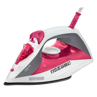 Ferro de Passar a Vapor Black & Decker FX2200 com Base Antiaderente Rosa